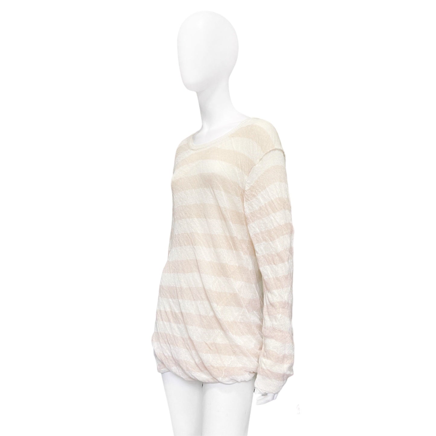 Yohji Yamamoto cream double layer knit 3