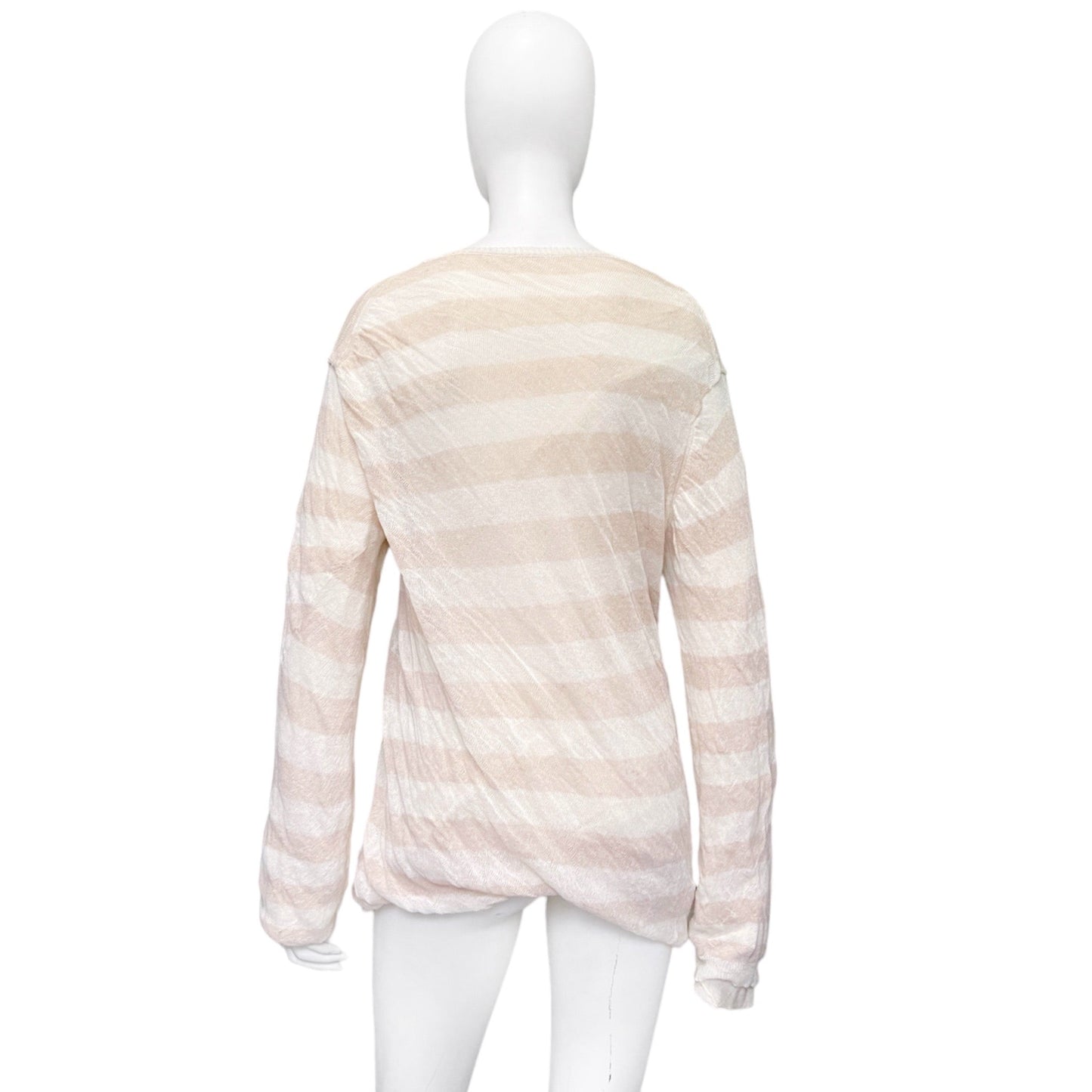 Yohji Yamamoto cream double layer knit 3