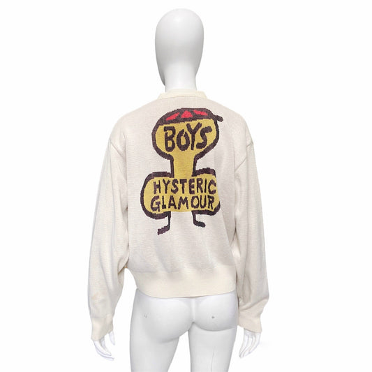 Hysteric glamour ‘Boys’ cardigan OS