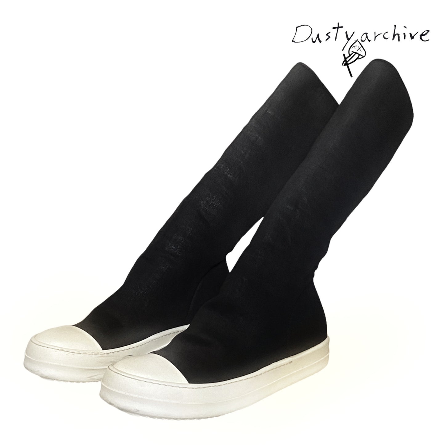 Rick owens drkshdw waxed sock ramones 42