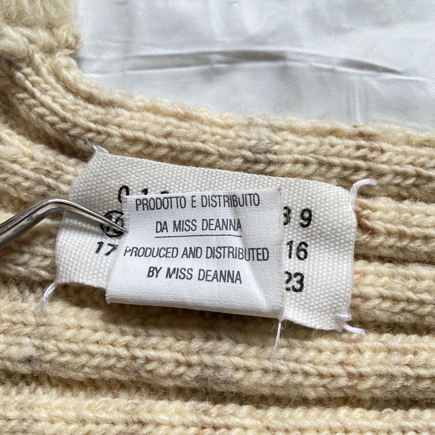 Maison Martin Margiela line 10 wool knit scarf by Miss Deanna