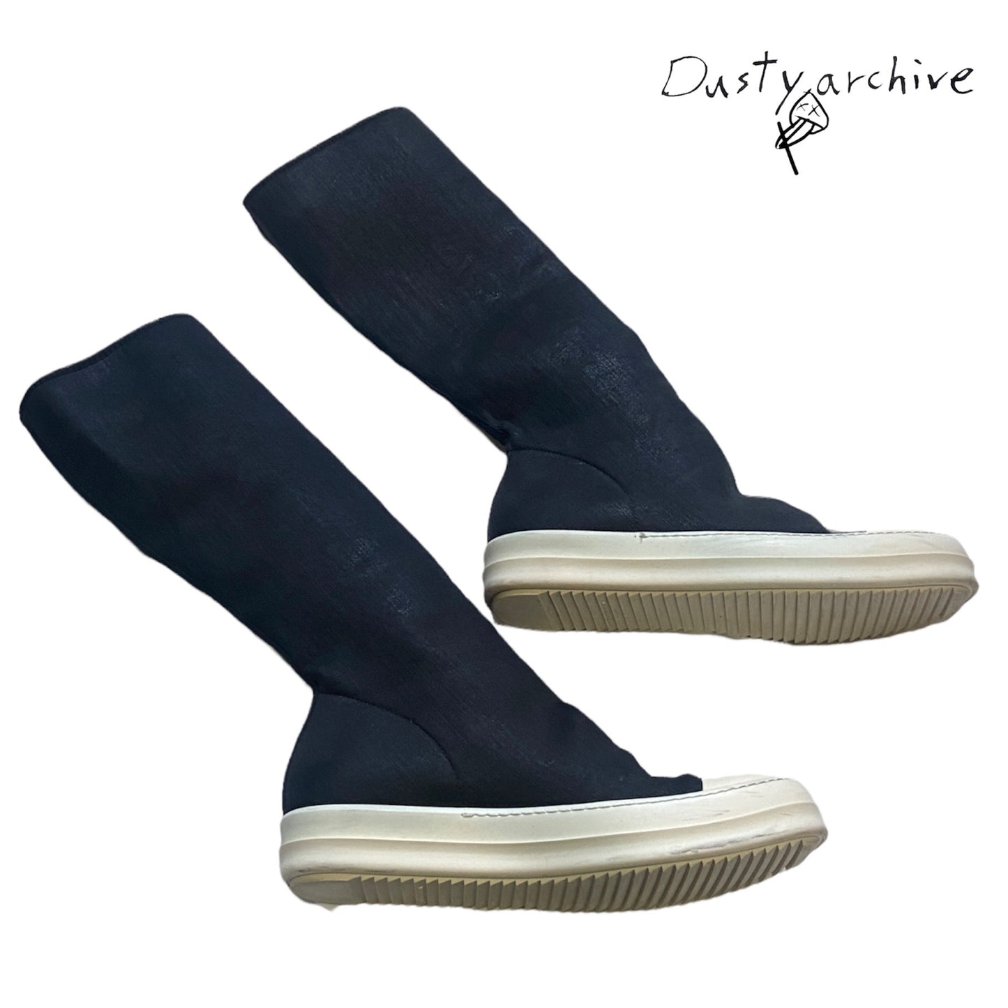 Rick owens drkshdw waxed sock ramones 42