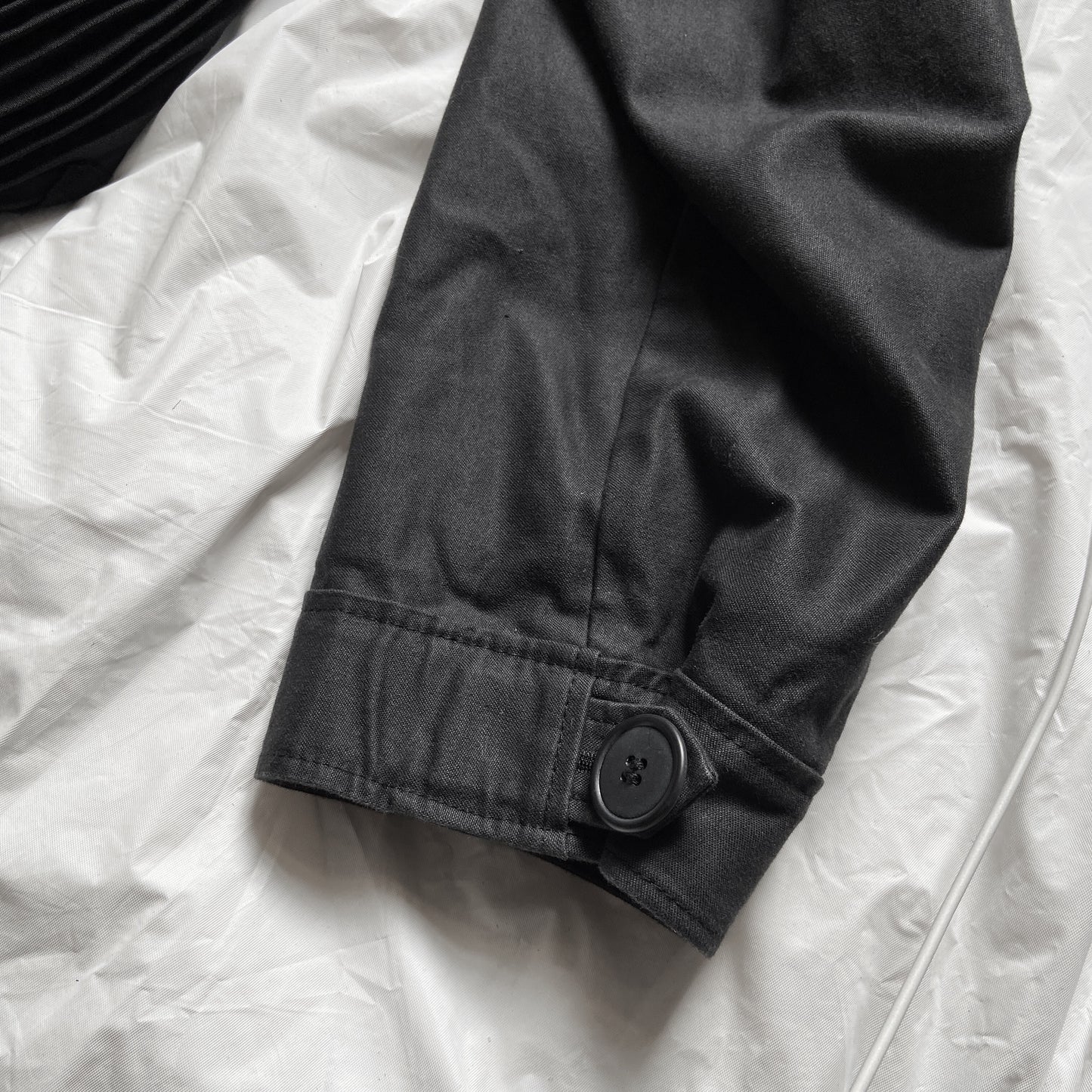 Junya Watanabe Fall 2010 pleated coat jacket with giant detachable hood