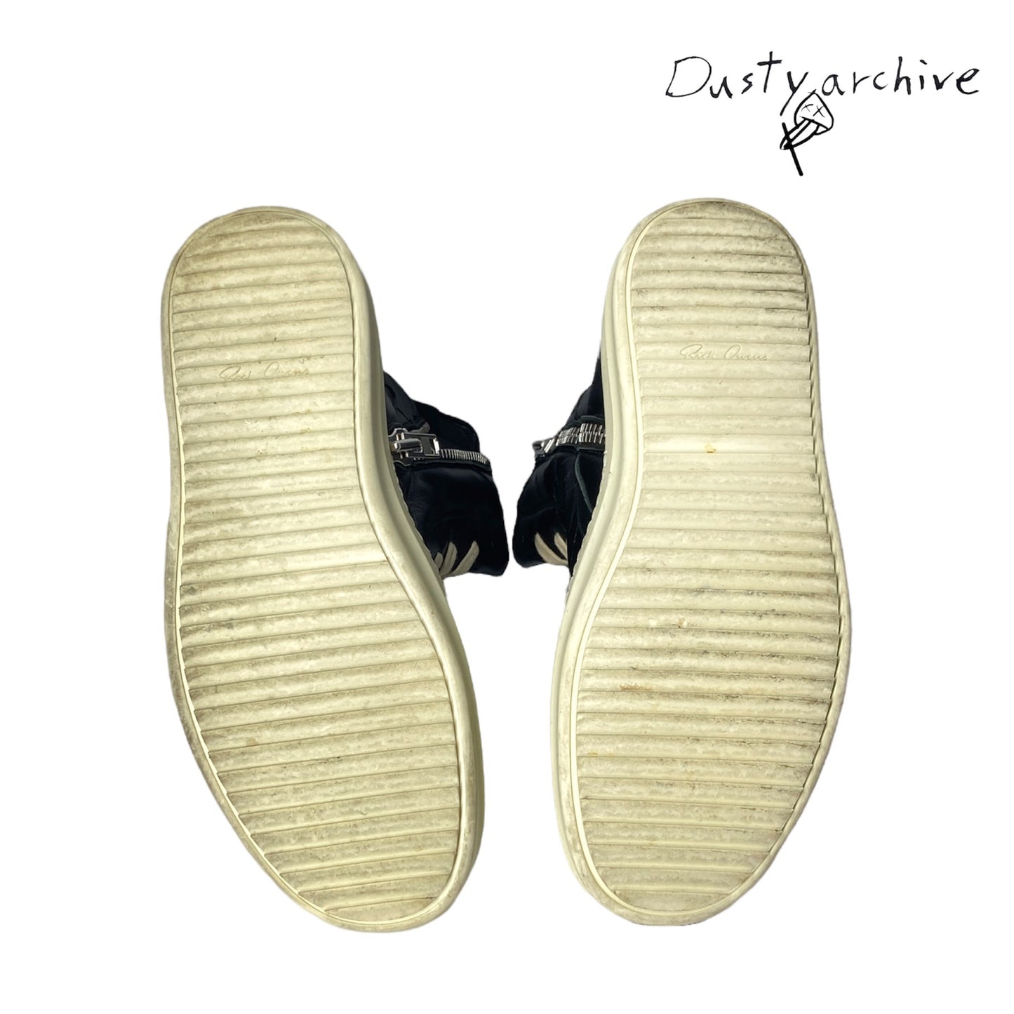Rick owens black geobasket 38