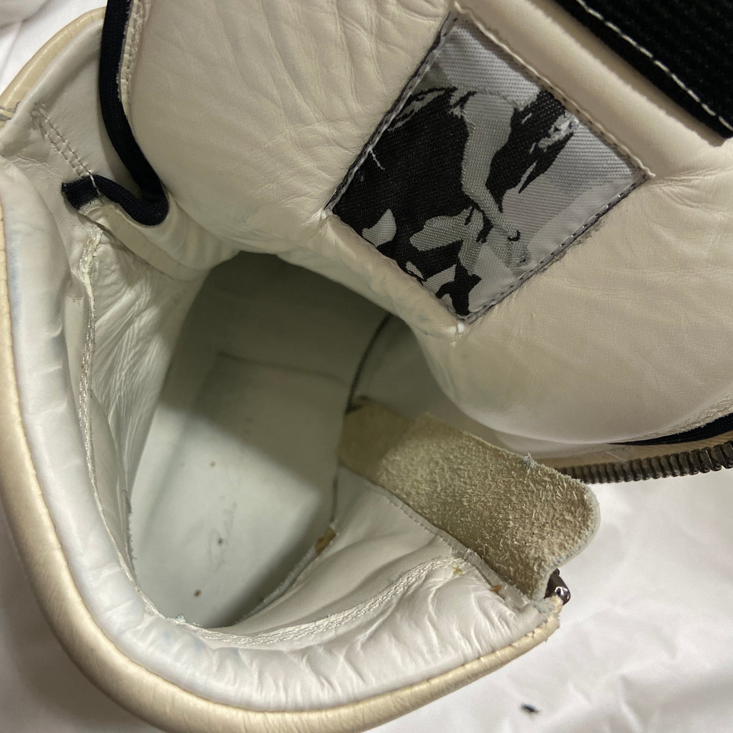 Rick owens milk white geobasket 40