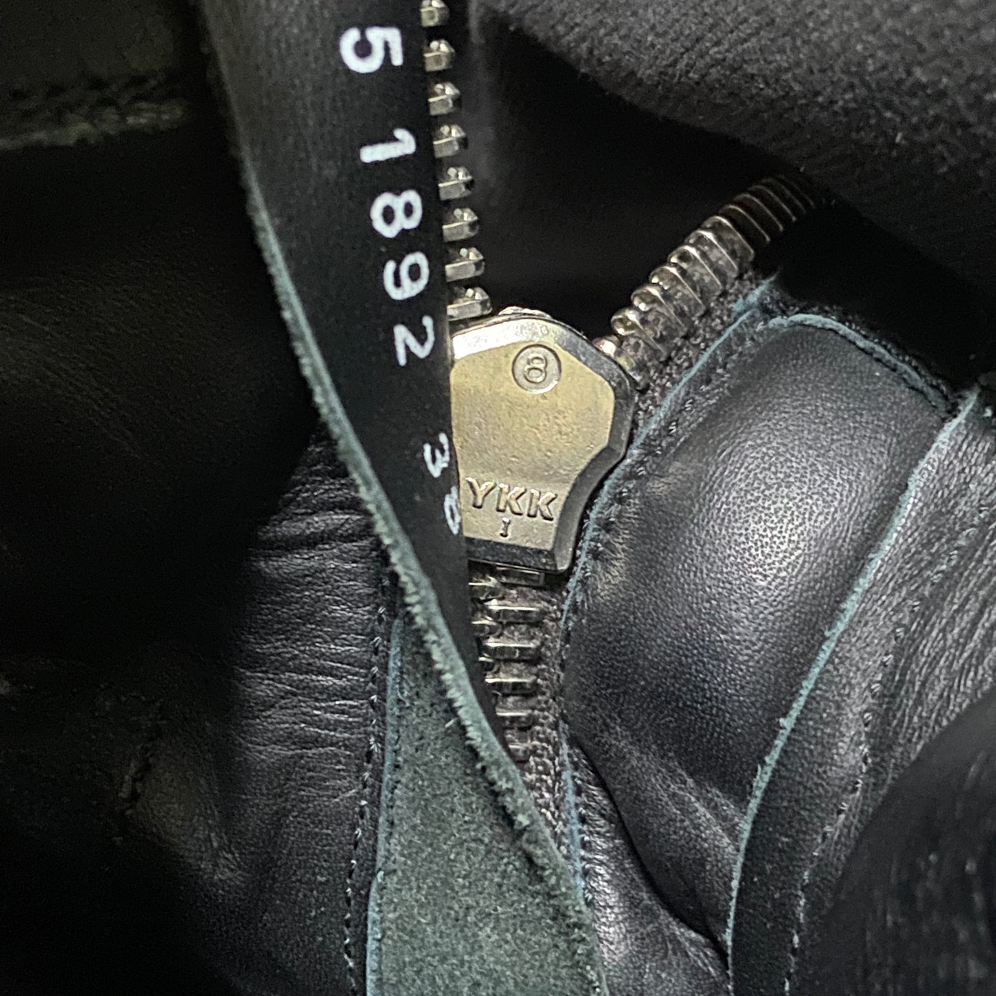 Rick owens black geobasket 38