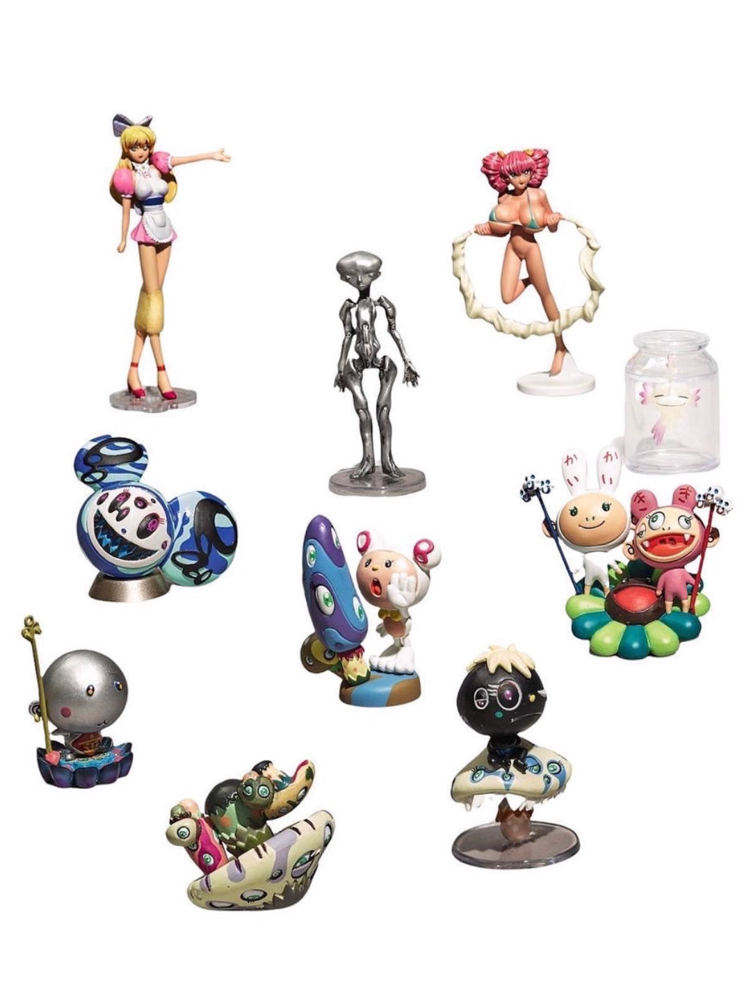 Takashi Murakami 2005 Superflat Collection Sealed Figurines Full Set