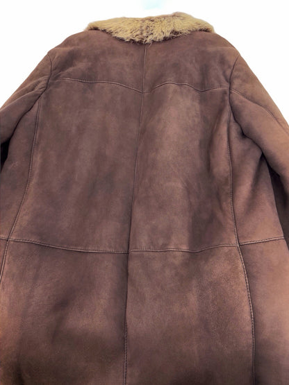 Gucci Fall 1998 Tom Ford Oversized Brown Shearling Fur Coat