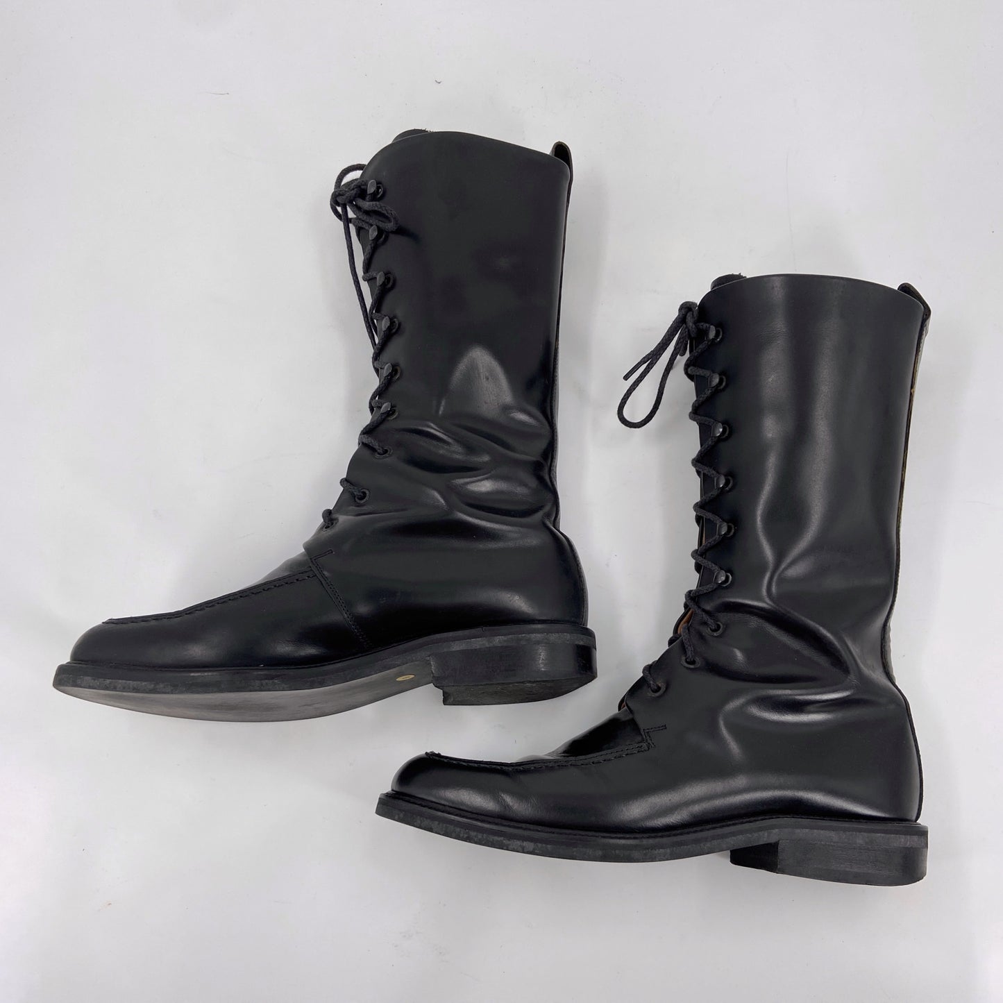 Gucci 90s Tom Ford Leather Combat Boot 40.5