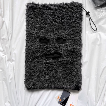 Y-3 Fall 2014 Yohji Yamamoto X Adidas Fur Balaclava Neckwarmer