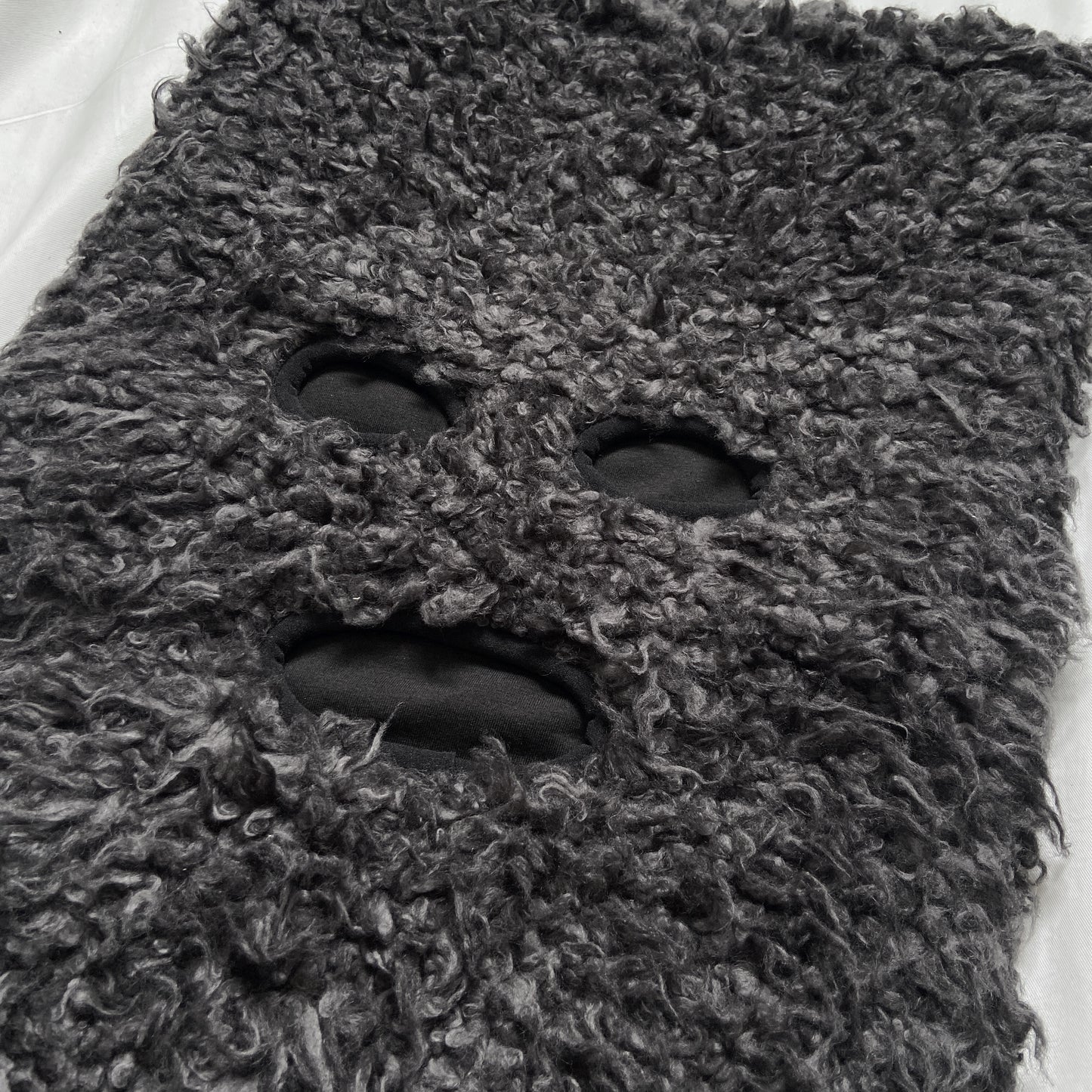 Y-3 Fall 2014 Yohji Yamamoto X Adidas Fur Balaclava Neckwarmer