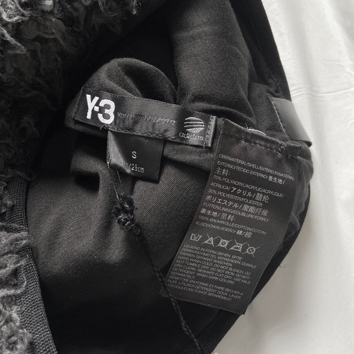 Y-3 Fall 2014 Yohji Yamamoto X Adidas Fur Balaclava Neckwarmer