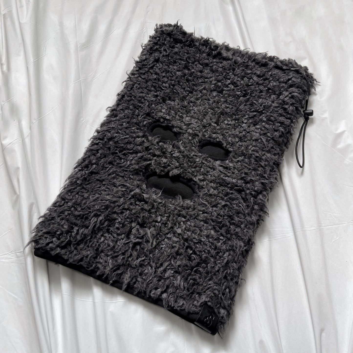 Y-3 Fall 2014 Yohji Yamamoto X Adidas Fur Balaclava Neckwarmer