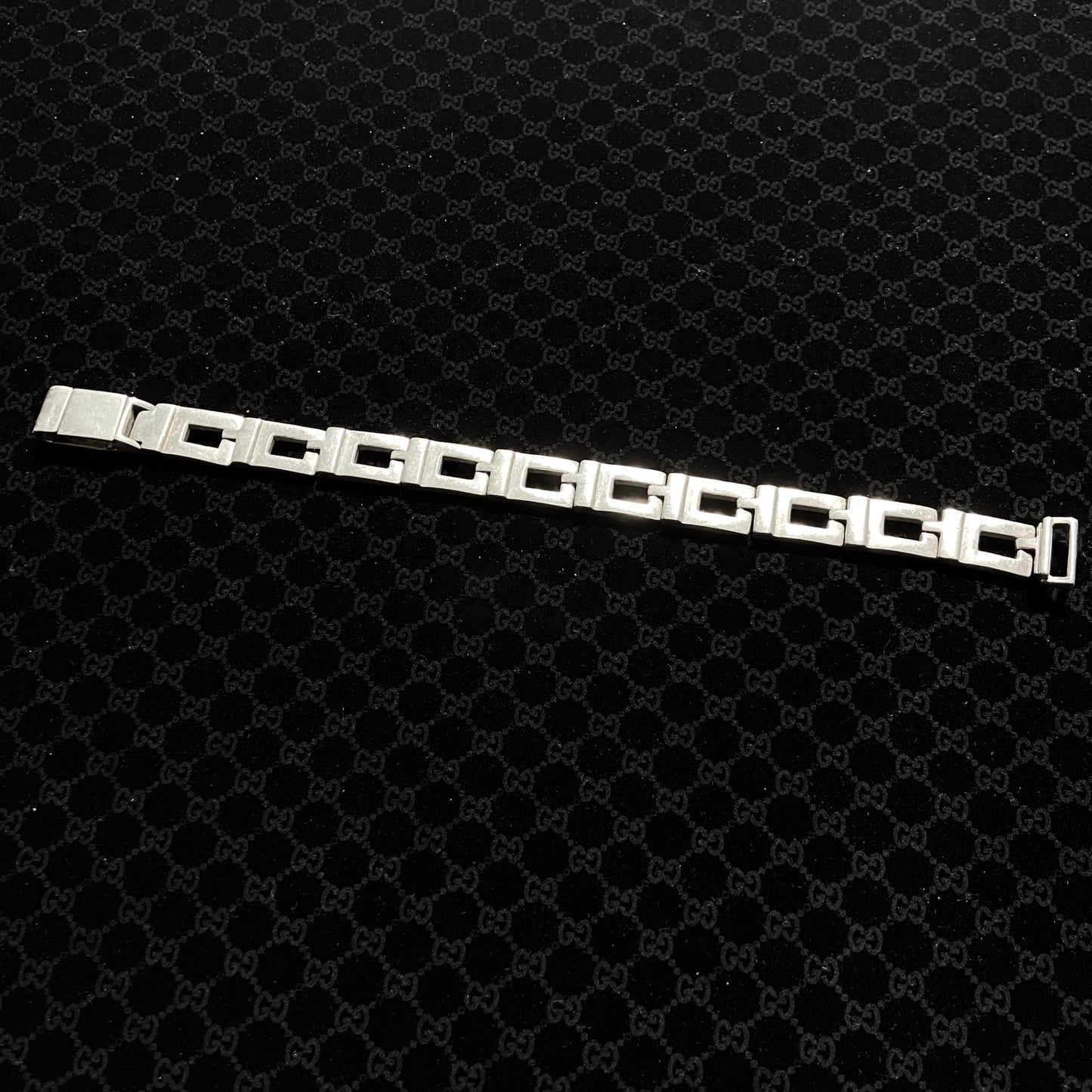 Gucci Tom Ford “G” Logo 925 Sterling Silver Bracelet