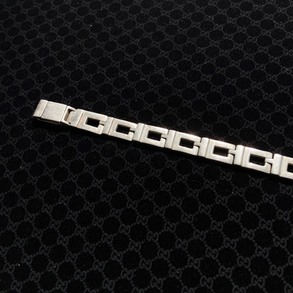 Gucci Tom Ford “G” Logo 925 Sterling Silver Bracelet