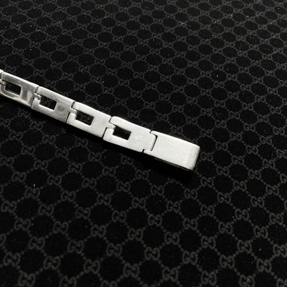 Gucci Tom Ford “G” Logo 925 Sterling Silver Bracelet