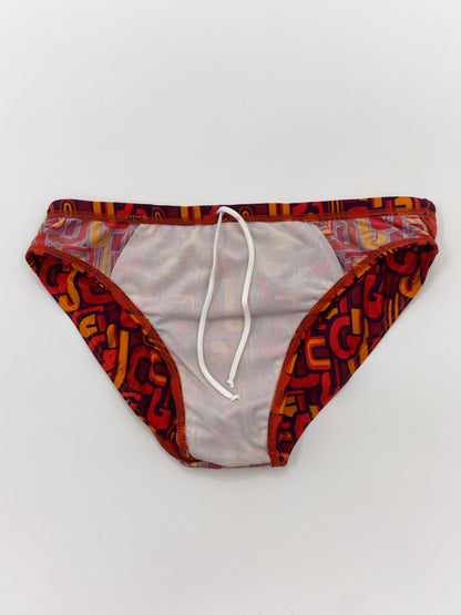 BWNT Gucci Spring 1997 Tom Ford Psychedelic Logo Swim Briefs M