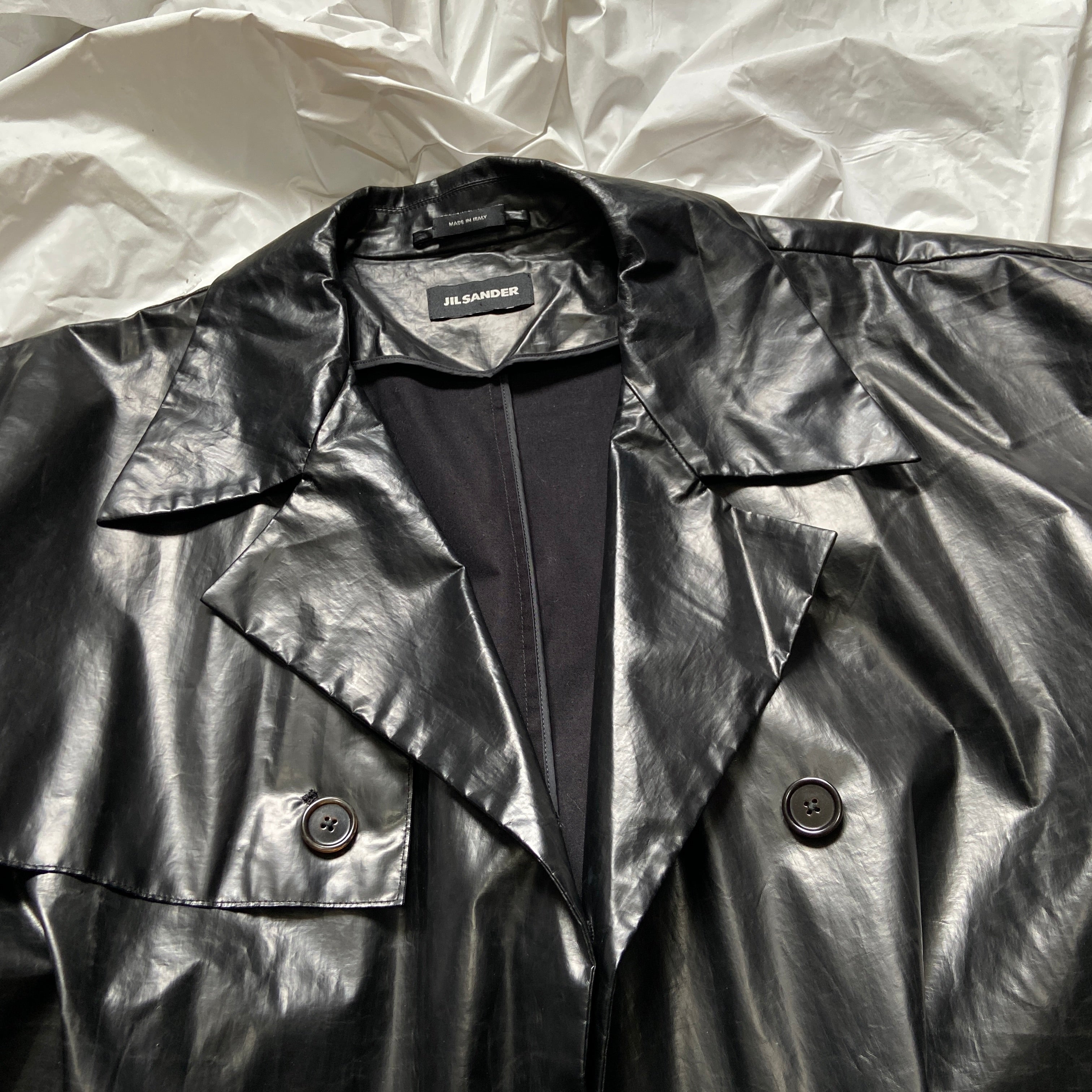 Jil Sander Fall 2012 Raf Simons Mens Leather Like Oversized