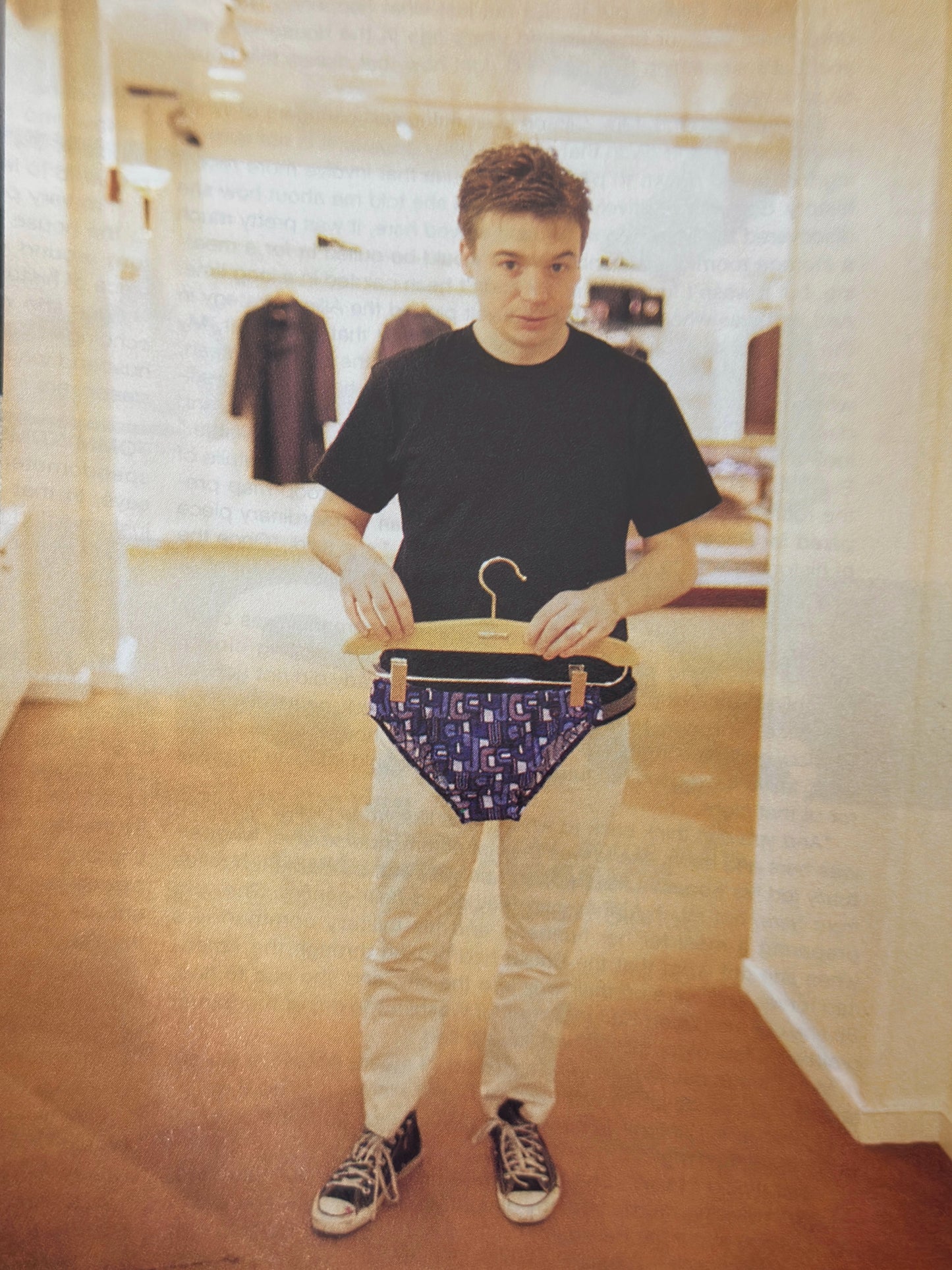 BWNT Gucci Spring 1997 Tom Ford Psychedelic Logo Swim Briefs M