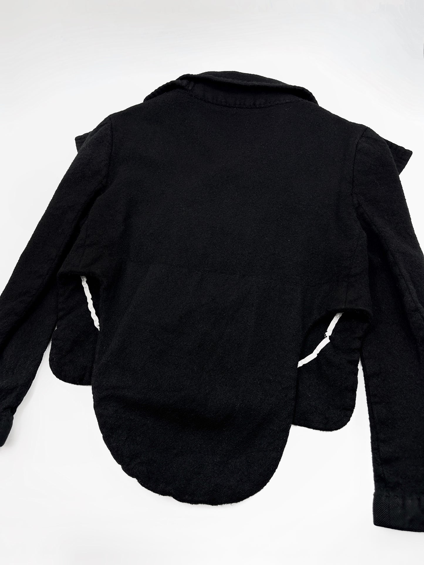 Yohji Yamamoto Fall 2006 Runway Oversized Wool Cropped Jacket 1