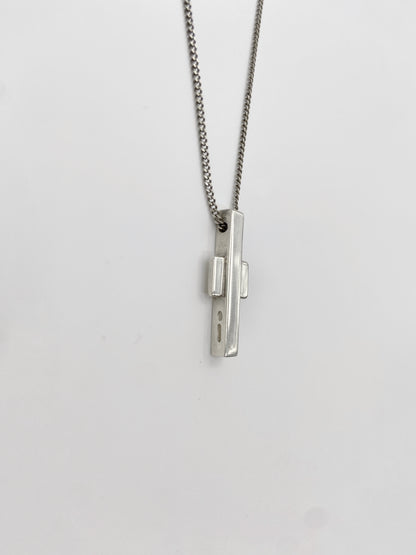 Gucci Tom Ford 925 Sterling Silver Cross Necklace