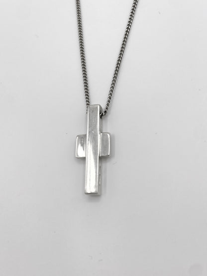 Gucci Tom Ford 925 Sterling Silver Cross Necklace