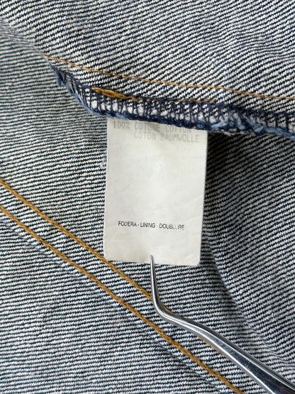 Gucci Spring 1998 Tom Ford Esther Cañadas Look#32 Raw Denim Jacket 40