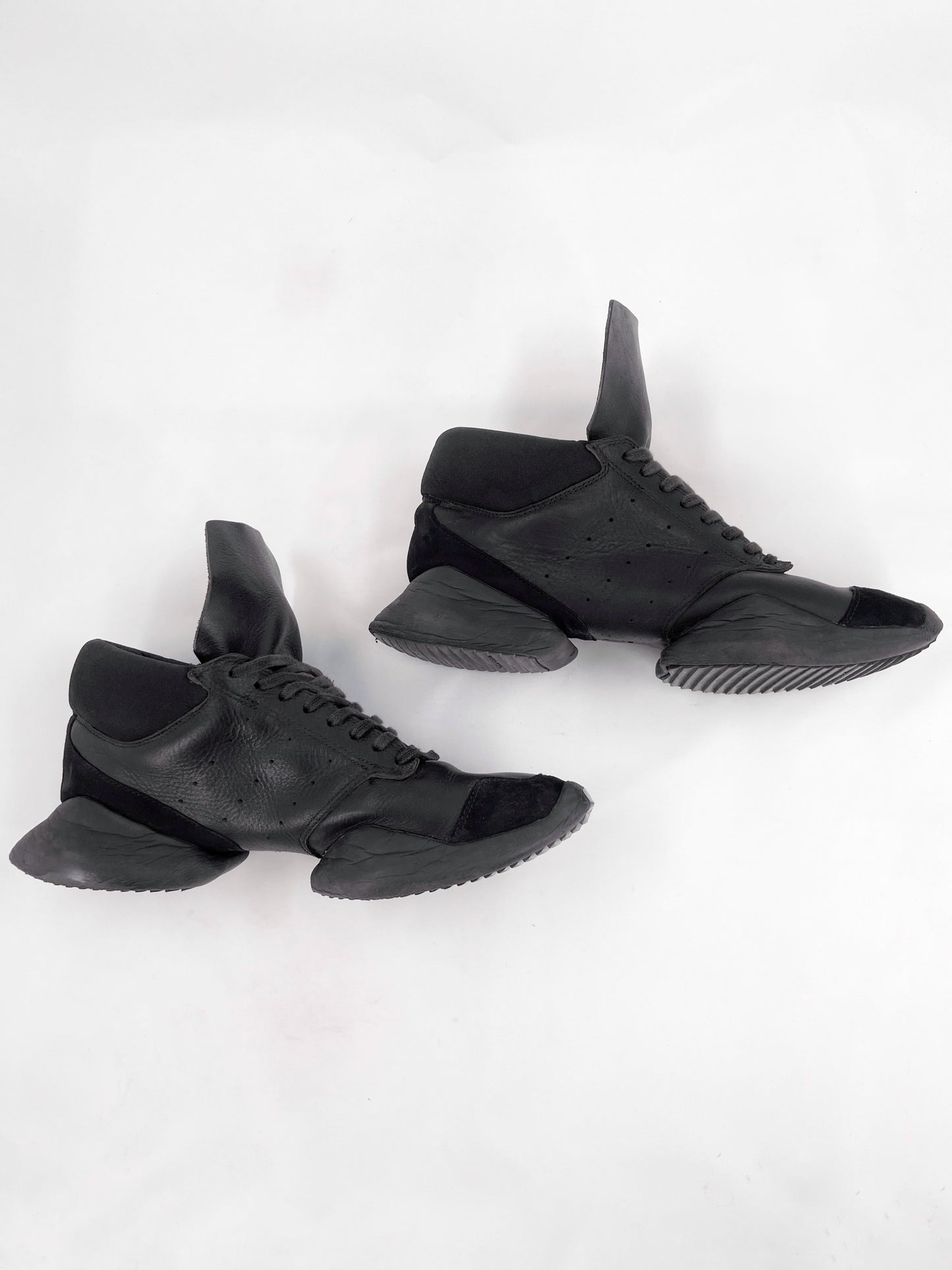 Rick Owens X Adidas Triple Black Runner 44