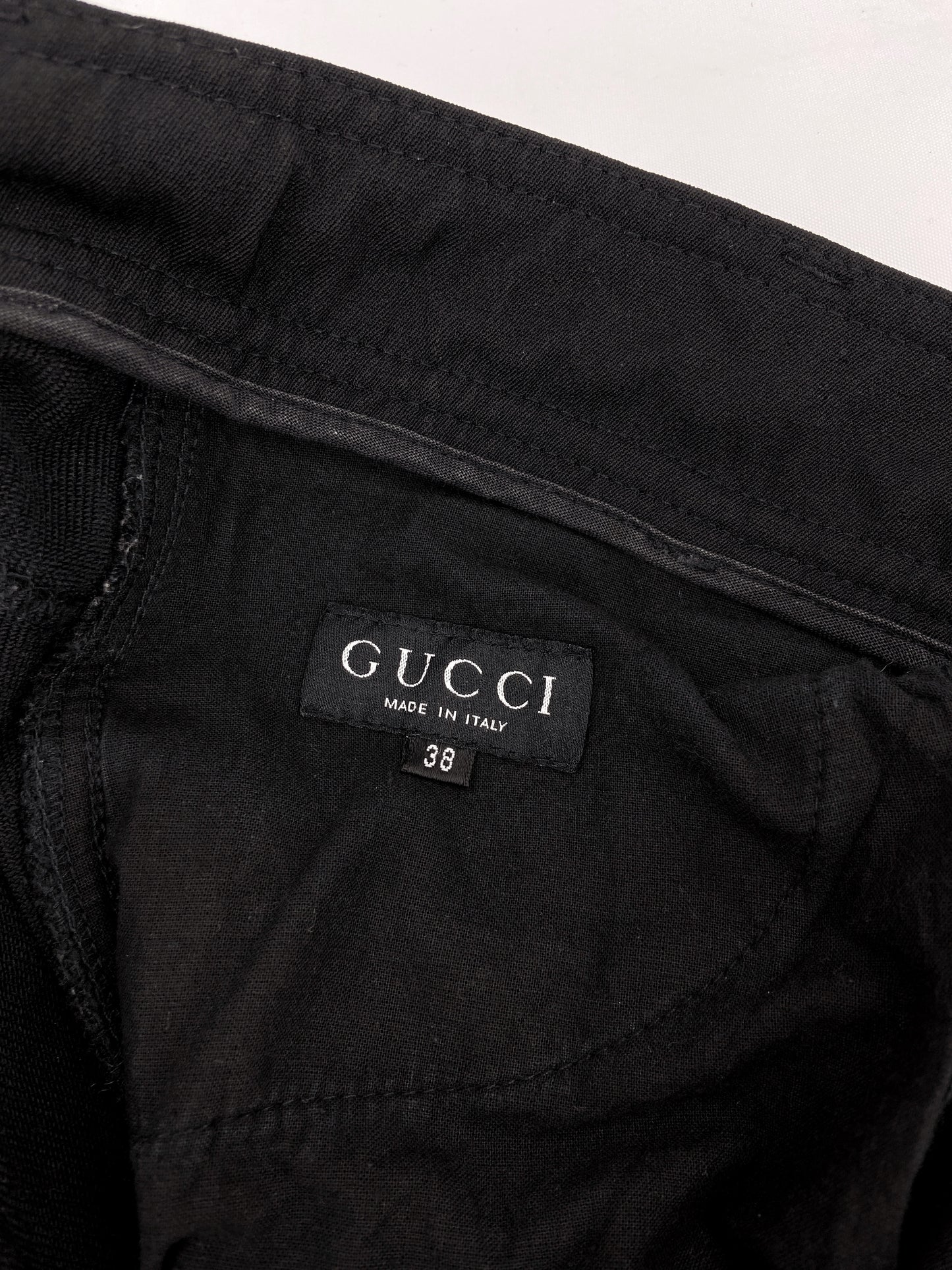 Gucci Fall 1996 Tom Ford Black Pants 38