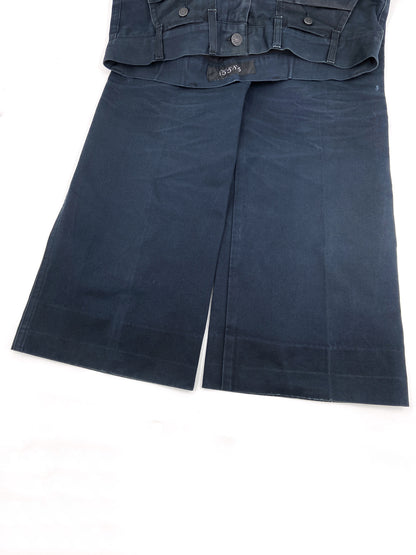 Gucci Spring 2002 Tom Ford Mens Navy Cargo Jeans Pants