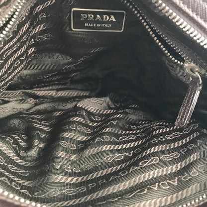 Prada Fall 2003 Nylon Leather Strap Handbag