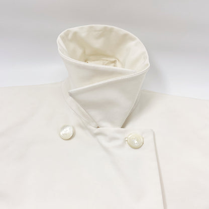 Gucci Spring 1996 Tom Ford Double-Breasted White Short Coat 38