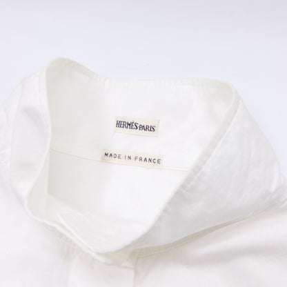 Hermès Fall 2001 Margiela White Collarless shirt