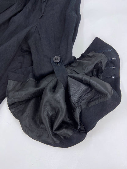 Ann Demeulemeester Spring 2006 Runway Wrinkled Blazer Jacket 36