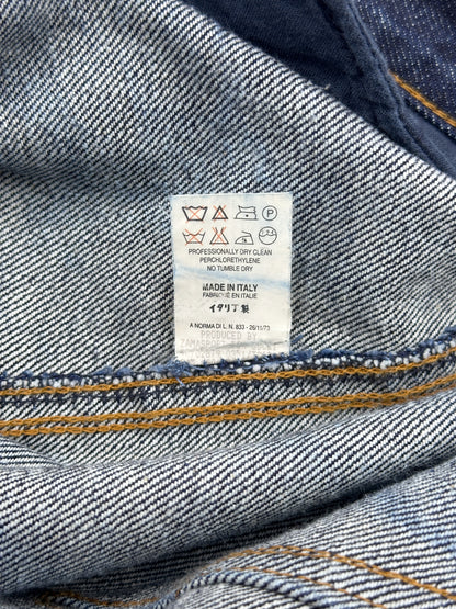 Gucci Spring 1998 Tom Ford Raw Denim Pencil Skirt 40