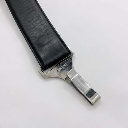 Gucci Spring 1996 Tom Ford Iconic Cock Ring Black Belt