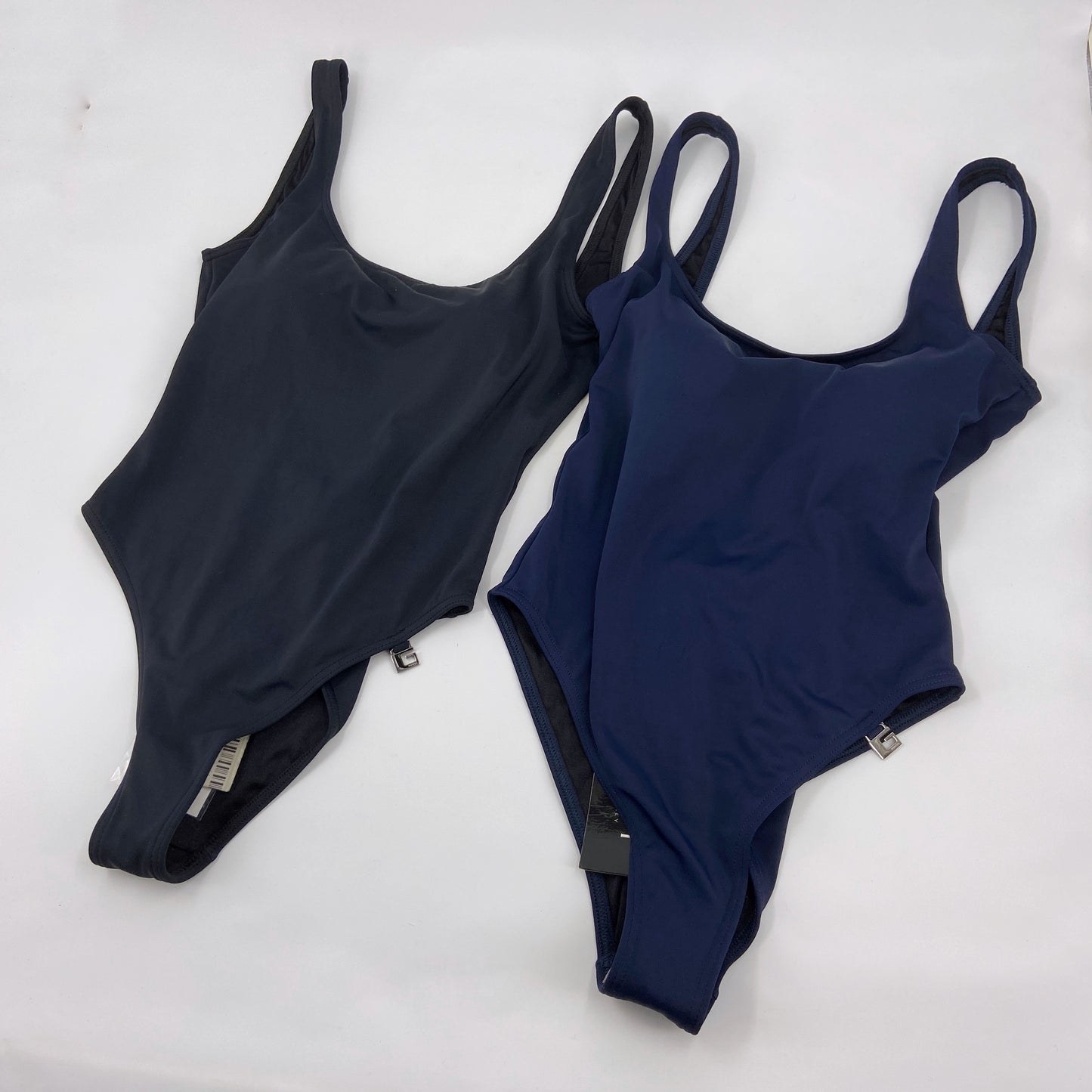 BWNT Gucci Spring 1999 Tom Ford Plunging Backless Navy One-Piece Swimsuit