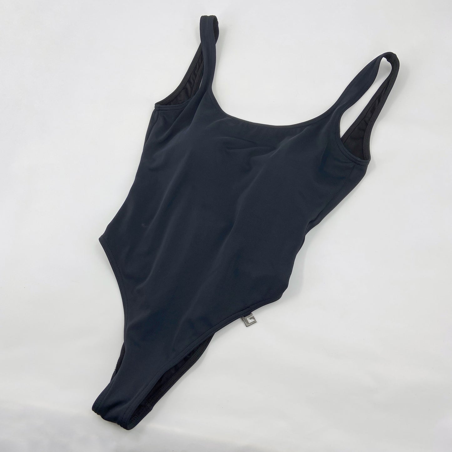 BWNT Gucci Spring 1999 Tom Ford Plunging Backless Navy One-Piece Swimsuit