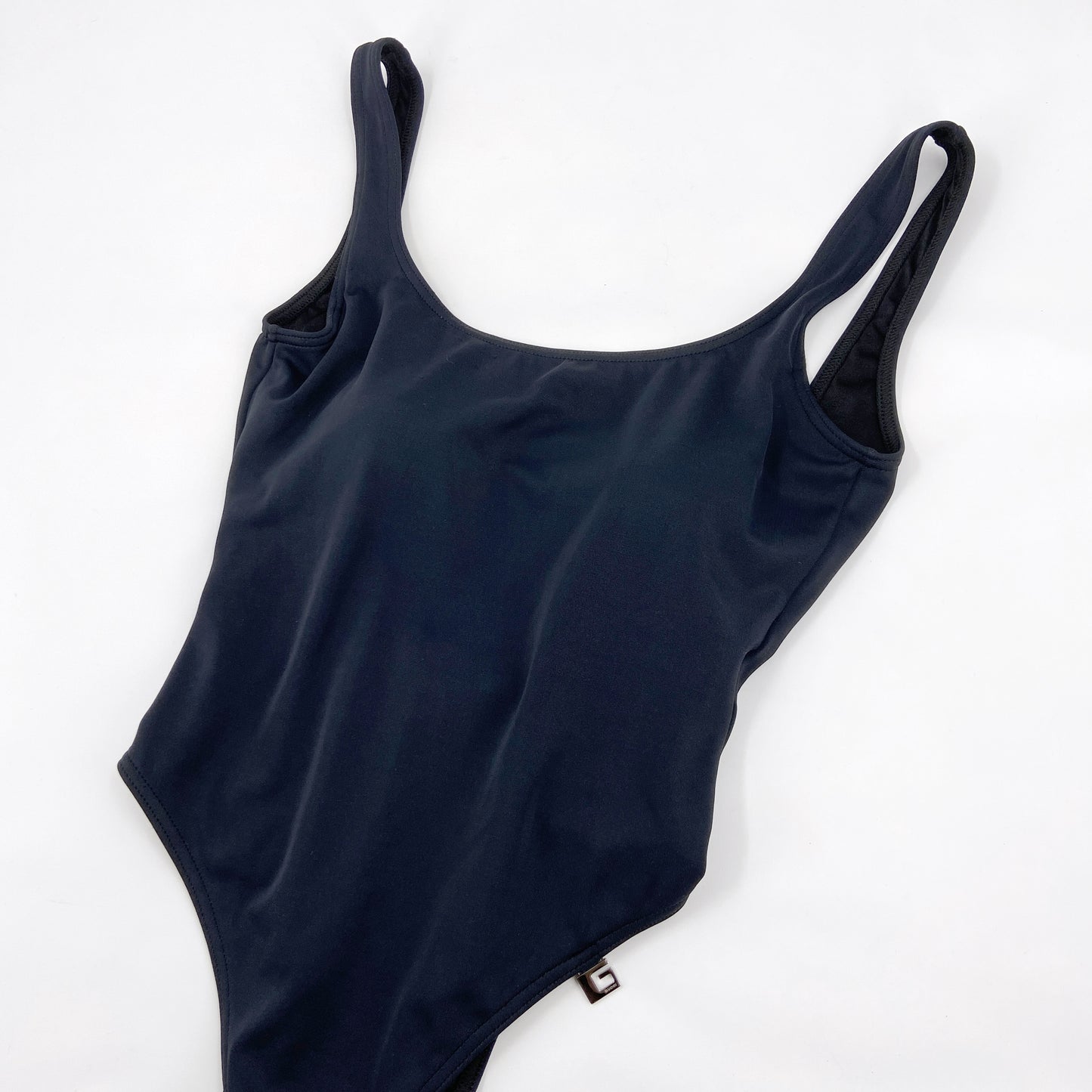 BWNT Gucci Spring 1999 Tom Ford Plunging Backless Navy One-Piece Swimsuit