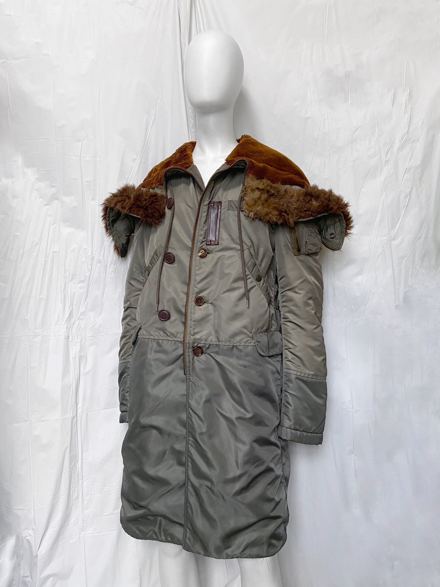 Junya Watanabe Fall 2006 Grail Men’s N-3B Reconstructed Oversized Military Parka Coat M