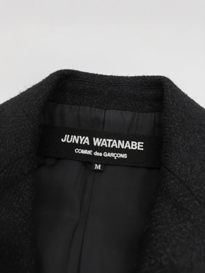 Junya Watanabe Fall 2002 Black Wool Tweed Blazer M