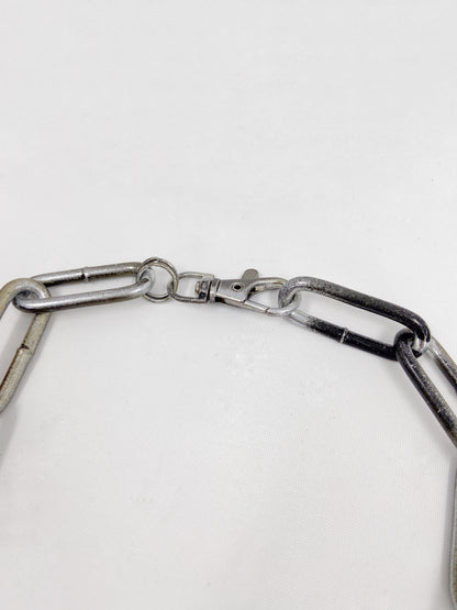 Jean Paul Gaultier 90S Sample 1/1 XXL Silver 11 Crucifix Cross Chain Necklace