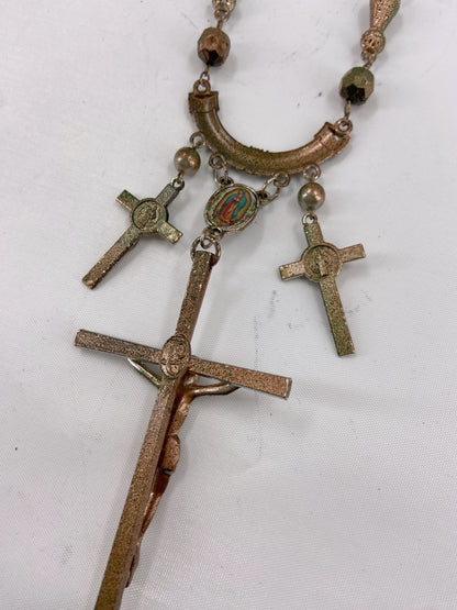Jean Paul Gaultier 90S Sample Triple Cross Long Necklace