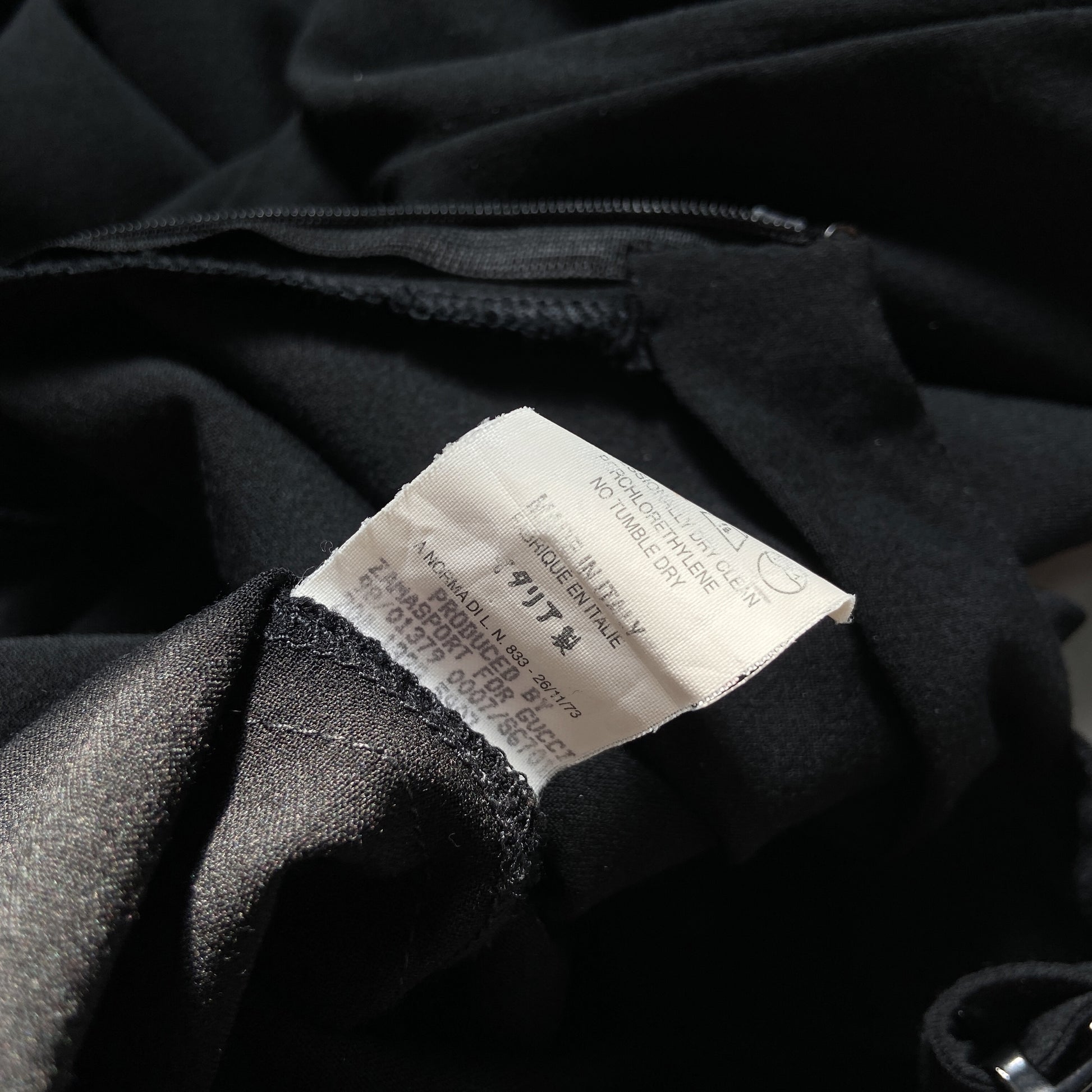 Gucci Tom Ford Spring 1998 black Cut Out Logo Belt Long Sleeve Dress 1 Dusty Archive Gucci Tom Ford Spring 1998 black Cut Out Logo Belt Long Sleeve Dress 1 Dusty Archive