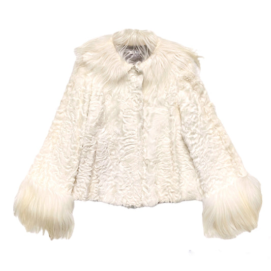 Miu Miu Fall 2006 Goat/Sheep Shearling Fur Leather Jacket