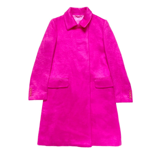 Helmut Lang Fall 2000 Fuchsia Silk Coat 40