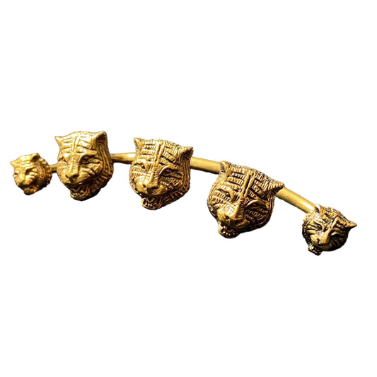 Gucci Gold Tiger Knuckle Rings