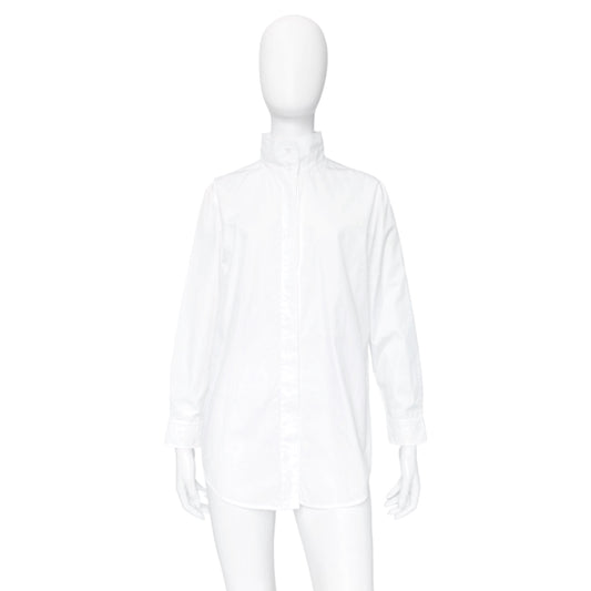 Hermès Fall 2001 Margiela White Collarless shirt