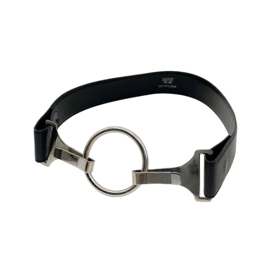 Gucci Spring 1996 Tom Ford Iconic Cock Ring Black Belt
