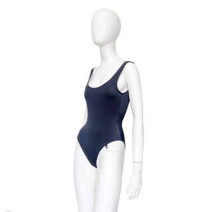 BWNT Gucci Spring 1999 Tom Ford Plunging Backless Navy One-Piece Swimsuit